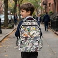 thumbnail image 5 of Yuyamidu 17 Inch Kids School Backpack for Boys 6-14 Years Old Large Capacity Backpack Multi-Pocket Water-Resistant Duck Camo Bookbag for Elementary School, Hiking, Travel, 5 of 8