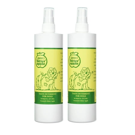Grannick's Bitter Apple for Dogs Spray Bottle, 32 Ounces (2 pack of 16oz)