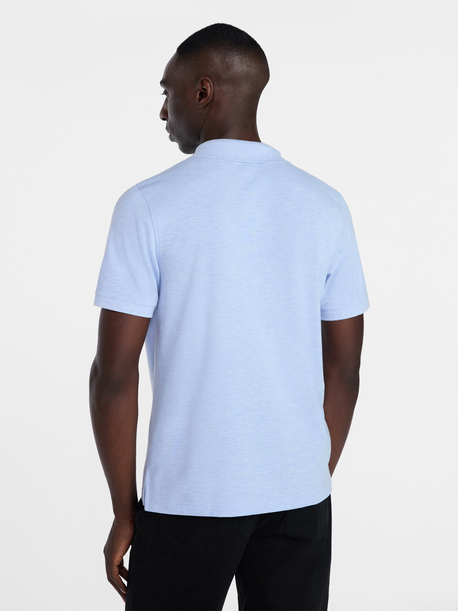 George Men's and Big Men's Classic Fit Pique Polo with Short Sleeves, Sizes XS-3XL, LT-4XLT, 2XB-6XB