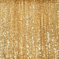 thumbnail image 5 of Balsa Circle Gold 20 feet x 10 feet Assorted Big Payette Sequin Backdrop Curtain Wedding Party Photo Prop, 5 of 8