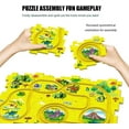 thumbnail image 2 of Jigsaw Puzzle Car Track, Jigsaw Puzzle Racer Kids Car Track Set, Slot Cars Race Track Sets - Creativity & Focus, Autonomous Operation, Multiple Combination Options with Robust Durability, 2 of 7