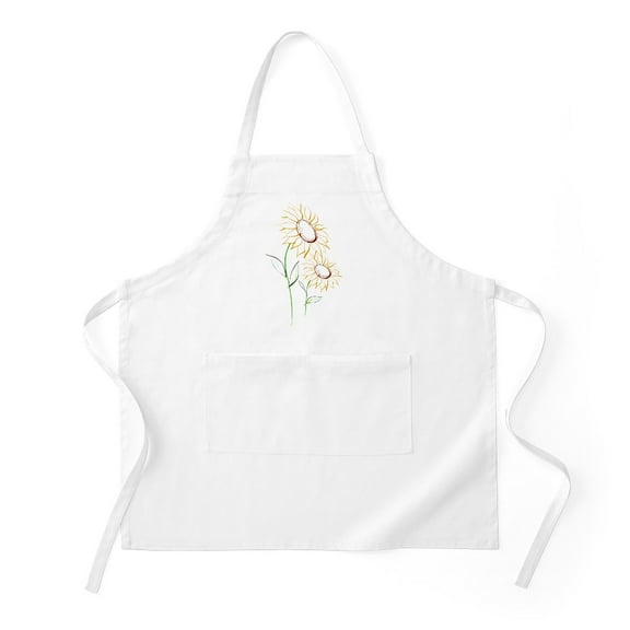 CafePress - Sunflowers813 BBQ - Kitchen Apron with Pockets, Grilling Apron, Baking Apron