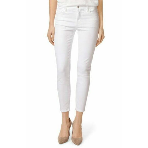 J Brand Jeans 835 Taille Mi-Haute Court Ajusté Blanc ( 31 )