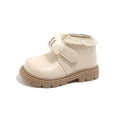 thumbnail image 5 of Owordtank Girls Cute Short Boots Cat Fish Doll Patchwork Booties Winter Warm Fuzzy Lining Fashion Ankle Boots, 5 of 8