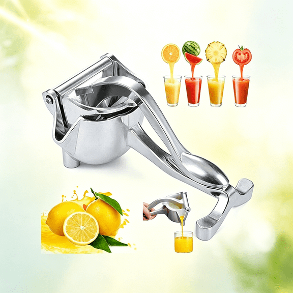 Zayman Manual Hand Citrus Juicer, Heavy Duty Fruit Squeezer for Lemon Orange Pomegranate, Portable Kitchen Juice Extractor for Camping Bar