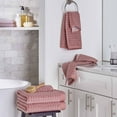thumbnail image 4 of (2 pack) Better Homes & Gardens Signature Soft Cotton Mélange Bath Towel, Old Rose, 4 of 14