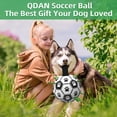thumbnail image 3 of Balón de fútbol QDAN Dog Toy con correas para perros grandes de 23 cm, 3 of 9