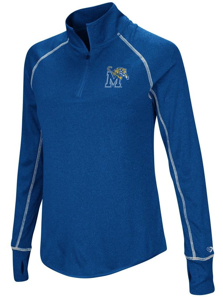 Ladies University of Memphis Tigers Jacket Lightweight Quarter Zip Shirt by Colosseum