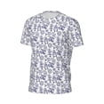 thumbnail image 6 of Wukai World Travel2 Print Men's Short-Sleeved Mesh T-Shirt,Quick-Dry Short Sleeve Workout T-Shirt-Small, 6 of 8