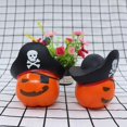thumbnail image 1 of HTOOQ Halloween Pumpkin Slow Rising Toy with Pirate Hat Funny Pumpkin Prank Toy - -, 1 of 9
