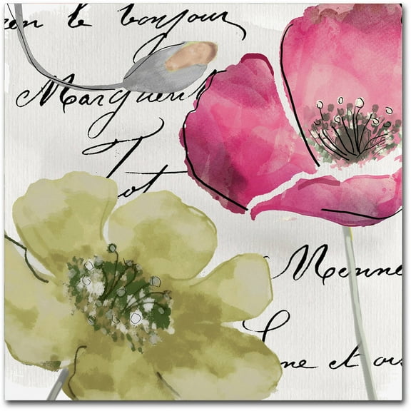 Trademark Fine Art "Fleurs de France IV" Canvas Art by Color Bakery