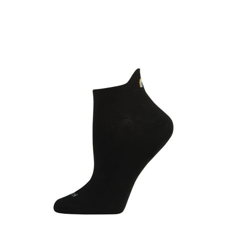 

MeMoi Lightning & Rainbows Low Cut Tab Socks One Size 9-11 / Black