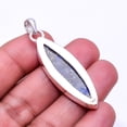 thumbnail image 2 of Natural Lapis Lazuli -Afghanistan 925 Sterling Silver Pendant 2.03", Blue Lapis Lazuli Pendant P_7993_319_46, 2 of 2