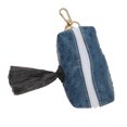 thumbnail image 4 of Zipper Poop Bag Holder, Poop Bag Dispenser PU Practical  For Outdoor For Dogs Mystic Blue, 4 of 8