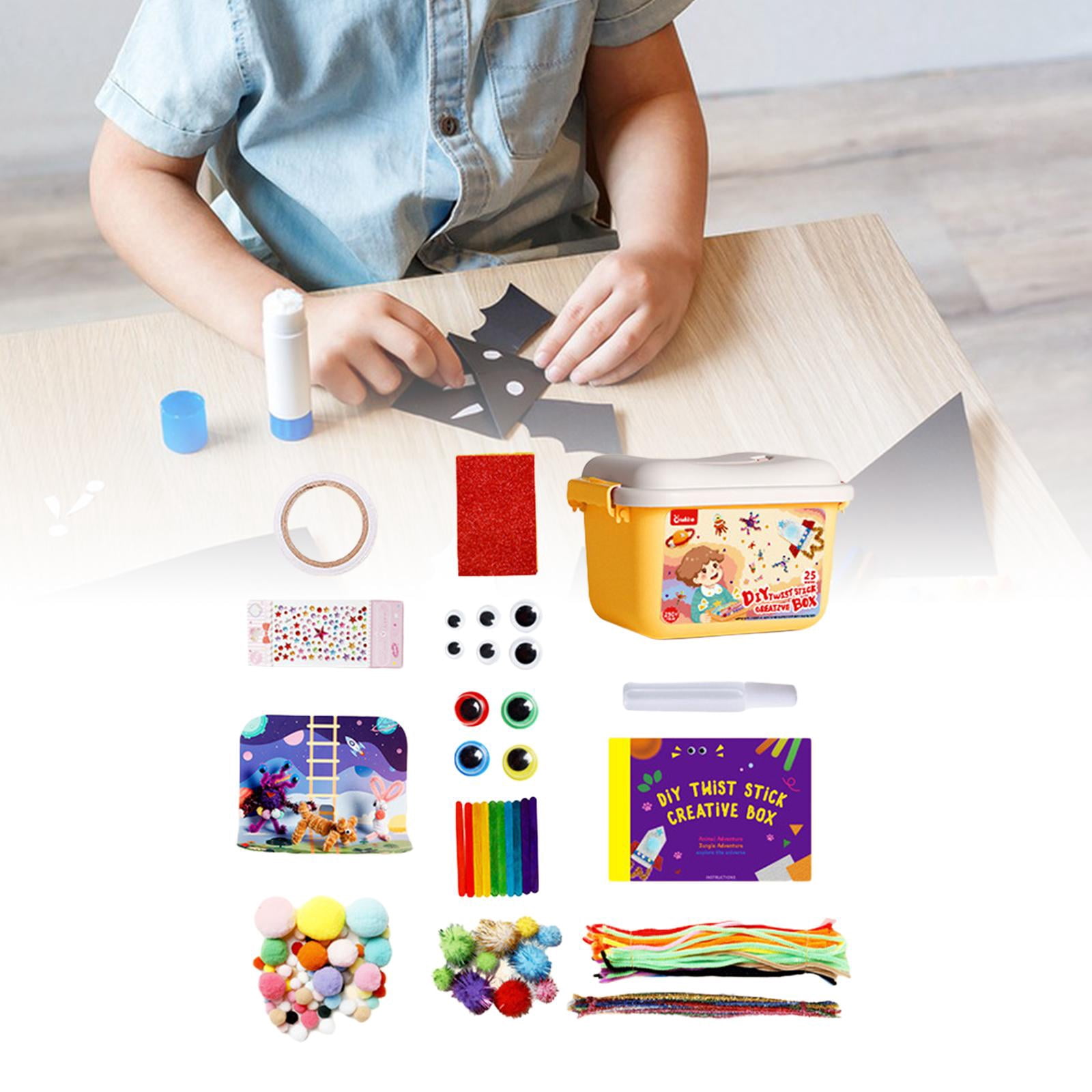 FVDPWYE Chenille Stems Creative Kid Multi Colour Plush Hand Craft Pipe Cleaners Set Arts Style A