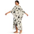 thumbnail image 3 of DISNIMO Floral Print Kaftan Dress for Women Plus Size V Neck Beach Cover Ups Batwing Sleeve Caftan Dress Swimsuit Cover Up Casual Loose Bathing Suit Coverups, 3 of 7
