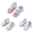 thumbnail image 2 of Baby Girls Mary Jan Flats with Bowknot Butterfly Floral Decoration Princess Wedding Dress Shoes Soft Newborn Infant Crib First Walkers Prewalker for 0-18 Months, 1/3 Pairs, 2 of 8