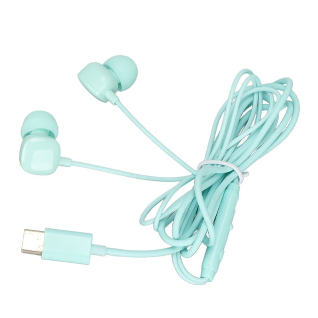 Écouteurs Type C Écouteurs pour Téléphone Réduction du Bruit Contrôle du Volume Écouteurs Légers et Confortables