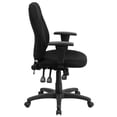 thumbnail image 6 of Scranton & Co Mid Back Fabric Swivel Office Chair in Black, 6 of 9