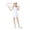 White, variant on Big Girls Golf Tennis Sports Sleeveless Athletic Active Dress with Safety Inner Pockets Shorts