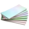 8 Pack Watercolor Pastel Sticky Notes, Gradient Color To Do Notepads (5.5 x 2.35 In, 50 Sheets Per Pad)