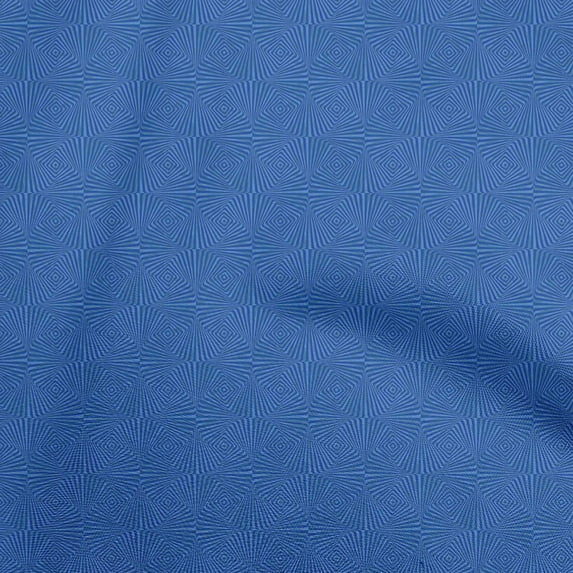 oneOone Silk Tabby Lapis Blue Fabric Abstract Fabric For Sewing Printed Craft Fabric By The Yard 42 Inch Wide