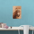 thumbnail image 2 of Horse Portrait Peach Home Business Office Sign, 2 of 4