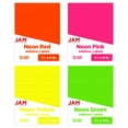 thumbnail image 2 of JAM Paper & Envelope Shipping Address Labels, Rectangular, 1 1/3 x 4, Neon Multicolor, 4 Packs of 126, 2 of 4