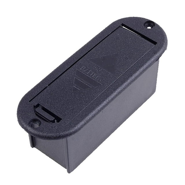 Milaget 9V Battery Cover Case Box Compartment Part For Active Guitar /Bass Pickup