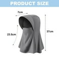 thumbnail image 2 of 1 Uds. Máscara de protección solar cubierta de verano para conducir protección del cuello chal sombra protección UV polvo transpirable seda de hielo, 2 of 5
