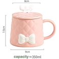 thumbnail image 2 of Kawaii Muggkopp Söt Rosett Keramisk Kopp Söt Tjej Vattenkopp Söt Mjölkkopp Söt Kaffekopp, 2 of 5