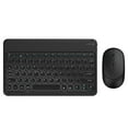 thumbnail image 2 of Combo de teclado y ratón Bluetooth portátil, delgado, inalámbrico y silencioso para tabletas Negro A, 2 of 8