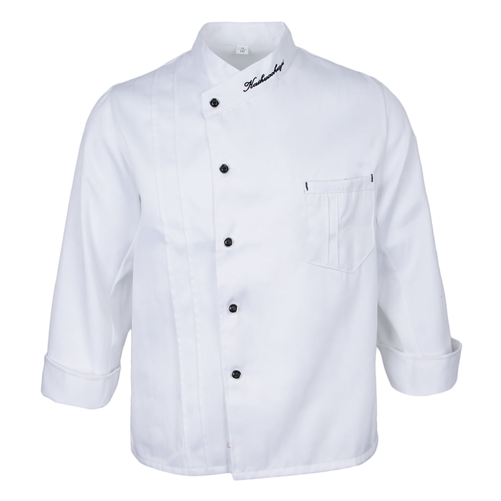 Size 48 Chef Jacket Baker Jacket Chef Cooking Clothes Long Sleeve White Chef Baker 