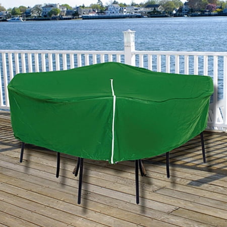 Durable Round Outdoor Patio Set Vinyl Furniture Cover ...