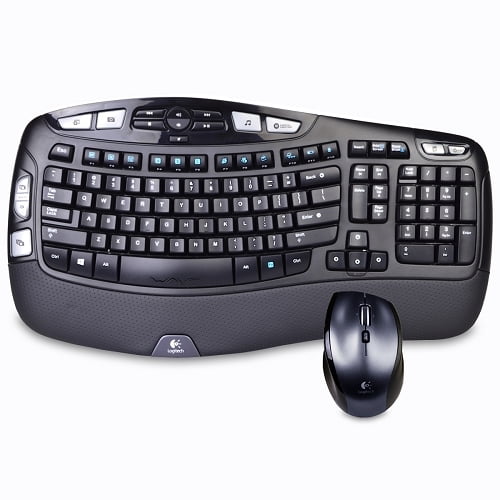 Logitech MK570 Comfort Wave Wireless USB Keyboard & Laser Mouse Combo 920-008001 