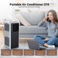 thumbnail image 6 of Acekid 8,000 BTU Portable AC - Smart - 350 Sq.Ft - 3-in-1 - Dehumidifier, Fan - Follow Me Remote, 6 of 8