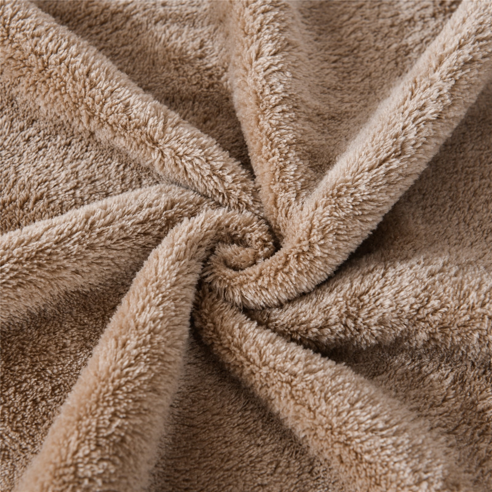 Mainstays Super Soft Plush Blanket, Brown, Twin, Adult/Teen