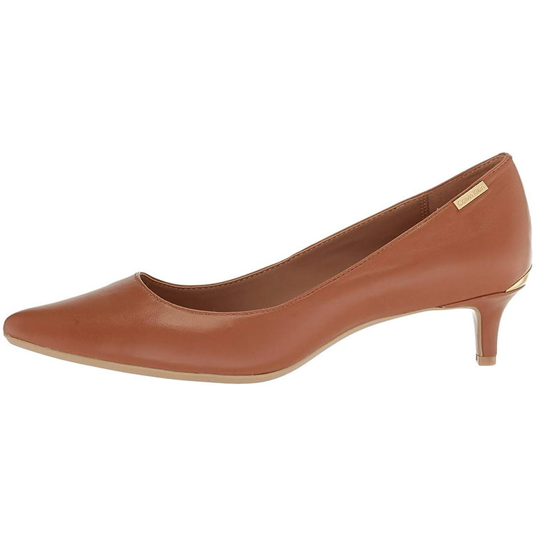 Calvin Klein Gabrianna Pump Cognac Walmart