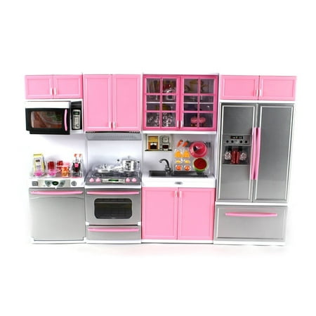  Deluxe Modern  Kitchen  Battery Operated Toy  Kitchen  