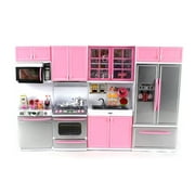 Deluxe Modern Kitchen' Battery Operated Toy Kitchen Playset