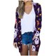 thumbnail image 2 of Ichuanyi liquidación halloween cárdigans para mujeres cubren blusas de impresión web informales livianas abiertas con bolsillos ICHUANYI WER202308210870, 2 of 5