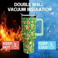 thumbnail image 6 of 40 oz Christmas Tumbler with Handle and Straw 40oz Double Insulated Stainless Steel Cup Christmas Travel Mugs Last Minute Christmas Gift Ideas, 6 of 6