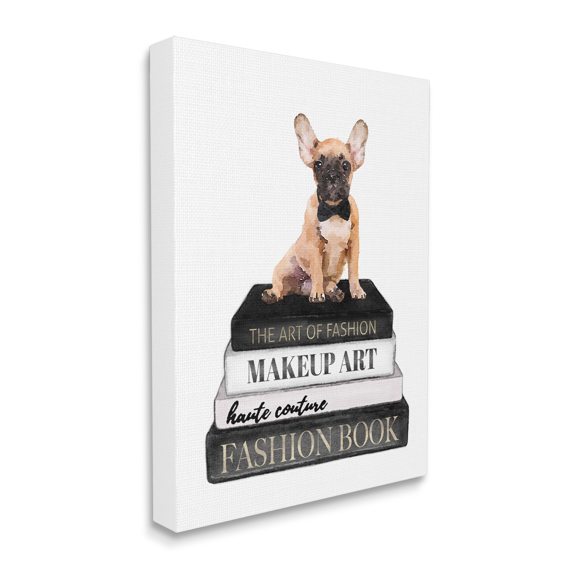 Stupell Industries Whimsical French Bulldog Glam Pet Fashion Portfolio,36 x 48, Design by Amanda Greenwood