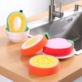 thumbnail image 4 of Moocorvic Dish Cleaning Sponge, Cleaning Supplies Cute Fruit-Shape Thickened Kitchen Sponge Lightweight Cleaning Dishes Sponge Washing Dishes Kitchen Tool, 4 of 5