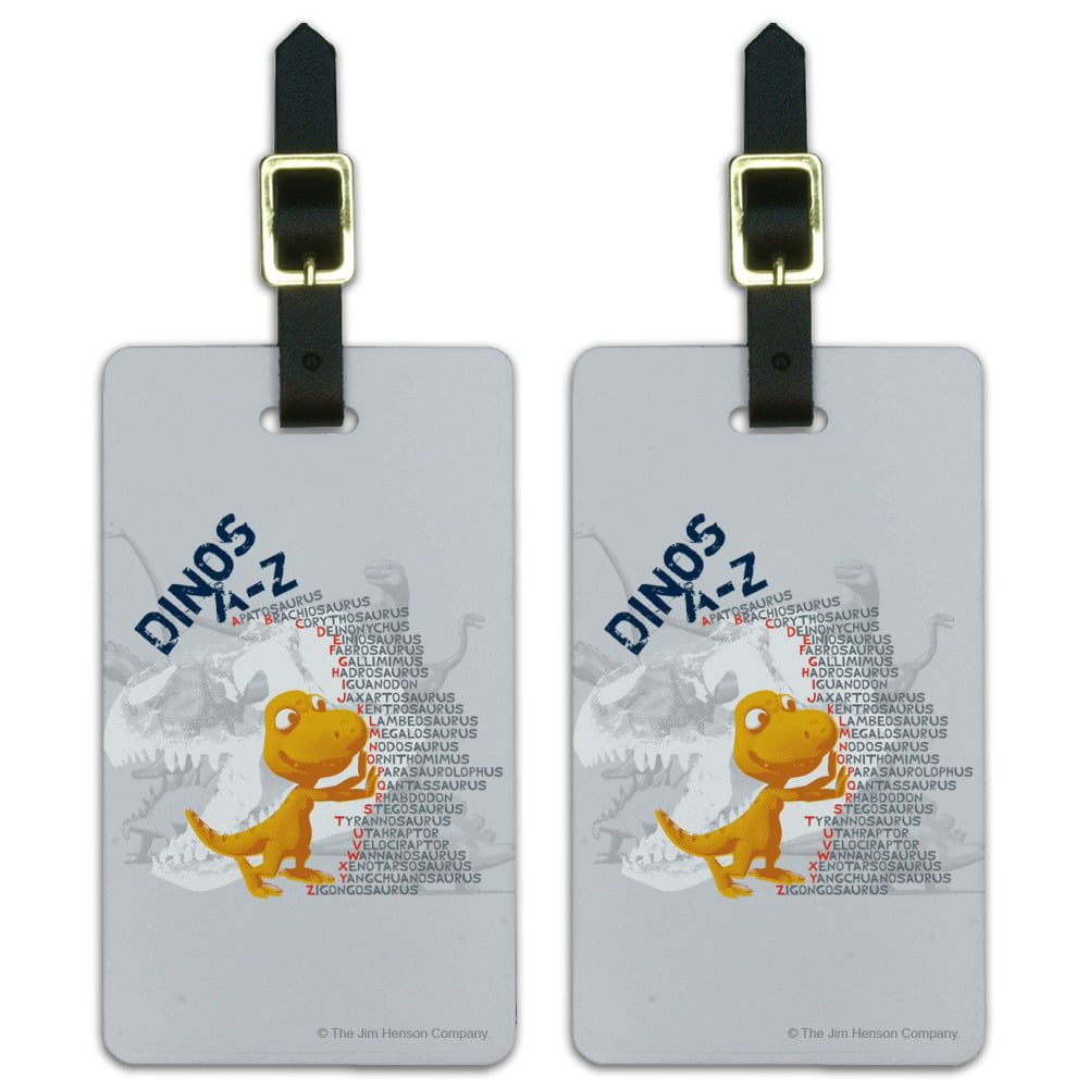2 Pack Luggage Tags Dinosaur Cruise Luggage Tag For Travel Bag Suitcase Accessories