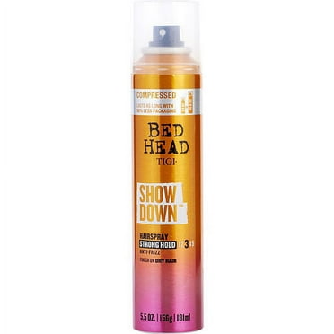BED HEAD by Tigi, SHOWDOWN ANTI-FRIZZ STRONG HOLD HAIRSPRAY 5.5 OZ