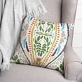 thumbnail image 3 of Creative Products White Background Folk Pattern 20x20 Indoor / Outdoor Pillow, 3 of 3
