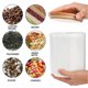 thumbnail image 3 of Ceramic Storage Jar Bamboo Lid Storage Bottles Spices Sugar Container, 3 of 5