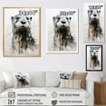 thumbnail image 4 of Designart "Playful Portrait Of Otter II" Otter Floater Framed Wall Art Living Room, 4 of 5