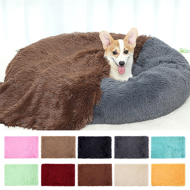 Frazada Manta cálida de invierno para perros de 55x40 cm,alfombrilla suave para mascotas con aislamiento para uso en interiores y exteriores,fácil de limpiar (1 pieza). Rkxzt